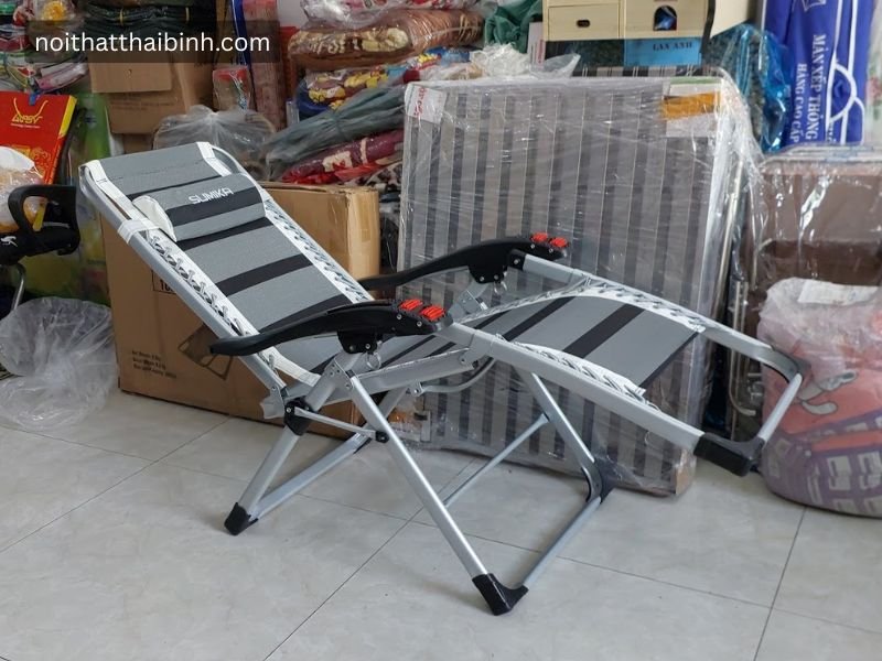 Ghế xếp thư giãn Sumika cao cấp Ghế xếp thư giãn Sumika dùng nằm nghỉ trưa