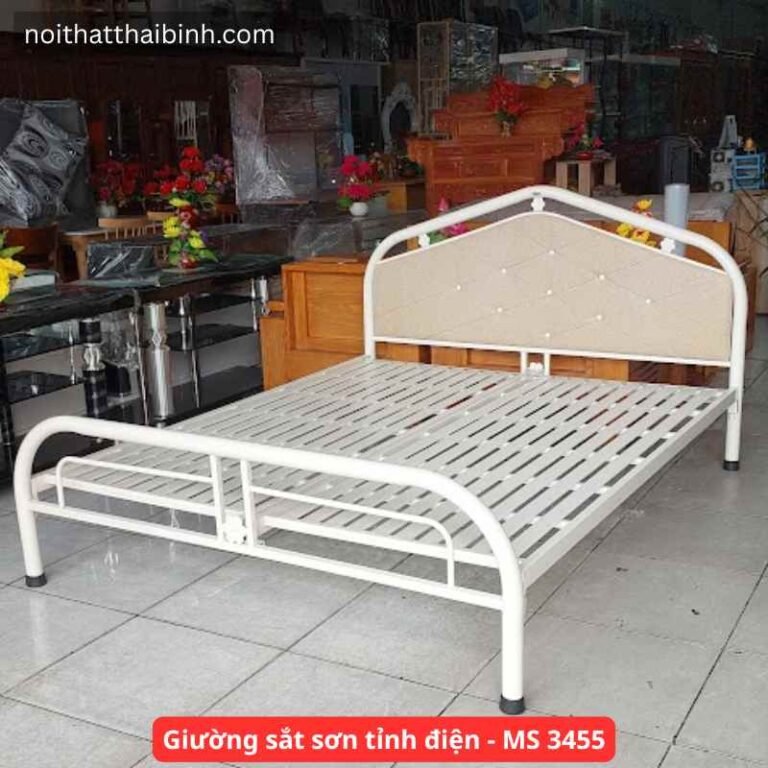 Giường sắt sơn tỉnh điện - MS 3455