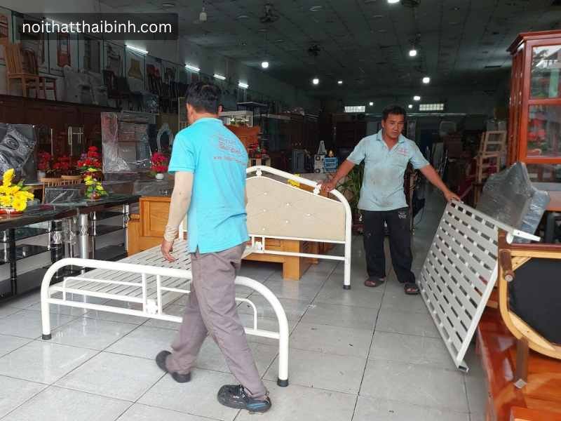 Giường sắt sơn tỉnh điện cao cấp Giường sắt sơn tĩnh điện