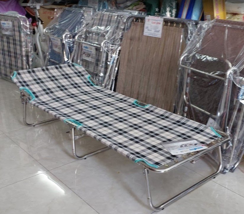 Giường xếp inox cao cấp