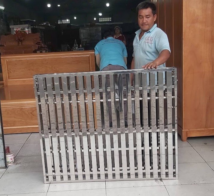 Giường xếp inox cao cấp tại TPHCM