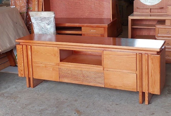 Kệ tivi gỗ sồi