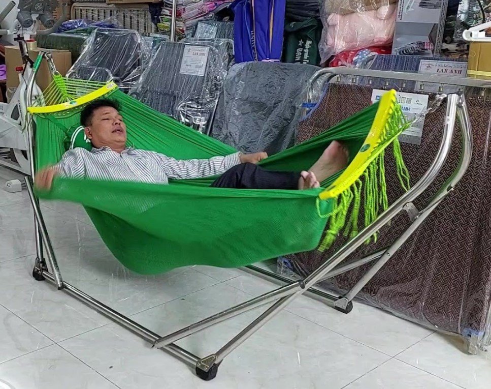Khung võng xếp Duy Lợi khung thép inox chính hãng