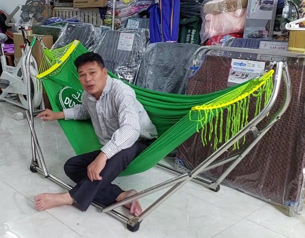 Khung võng xếp Duy Lợi khung thép inox chính hãng