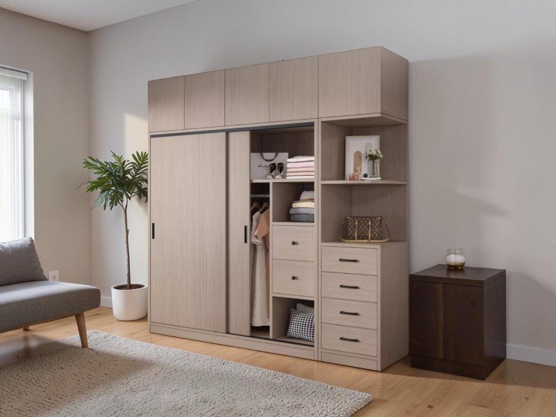 Mẹo Chọn Tủ Quần Áo Phù Hợp Với Không Gian Nhỏ