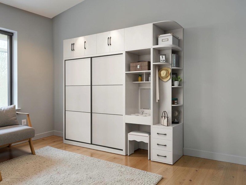 Mẹo Chọn Tủ Quần Áo Phù Hợp Với Không Gian Nhỏ