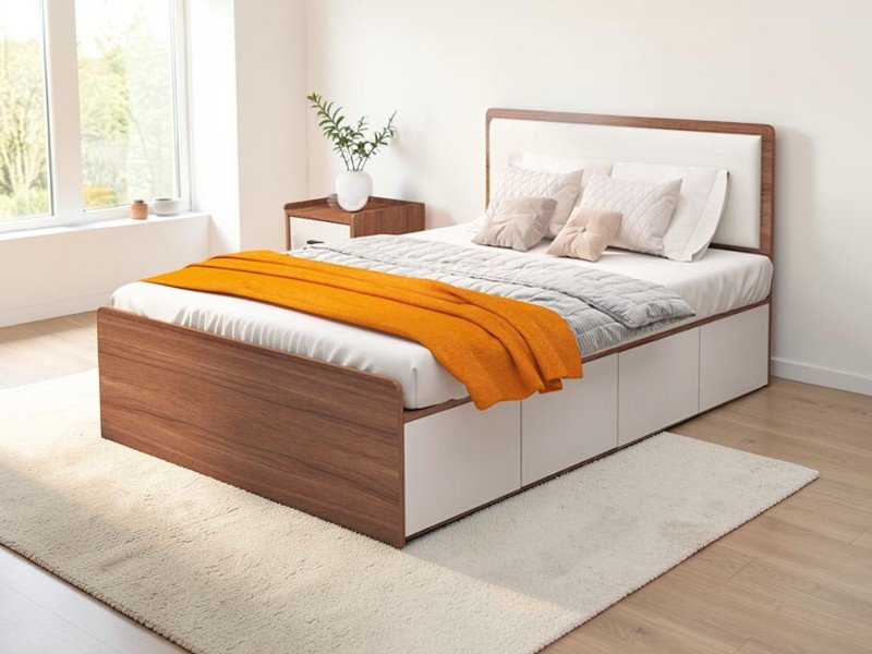 Mẫu giường gỗ đẹp tại quận 2 sang trọng bền đẹp Mẫu giường gỗ đẹp quận 2 kích thước phù hợp phòng ngủ