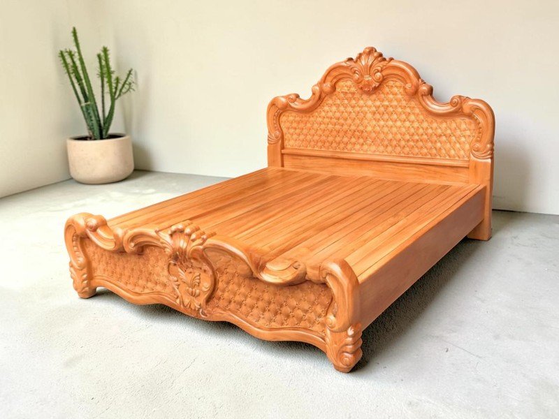 Mẫu giường gỗ đẹp tại quận 2 sang trọng bền đẹp Mẫu giường gỗ đẹp tại quận 2 tphcm giao lắp tận nơi