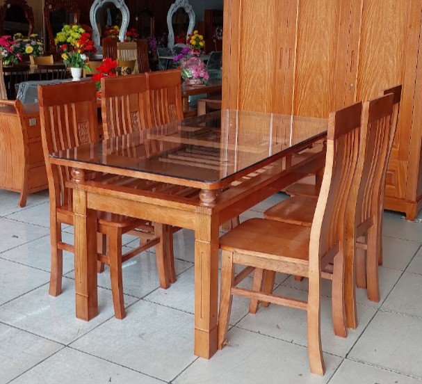 Bàn ăn gỗ xoan đào