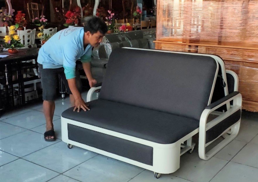 Sofa giường kéo 2 trong 1 cao cấp