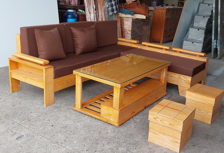 Sofa gỗ sồi
