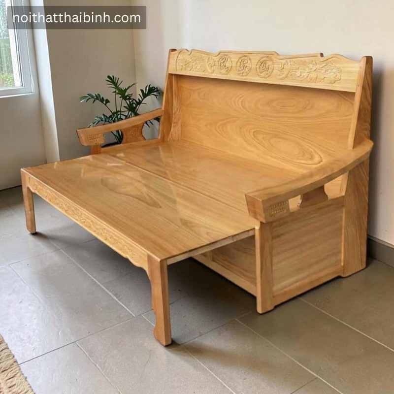 Trường kỷ gỗ gõ đỏ Trường kỷ gỗ gõ đỏ cho phòng khách