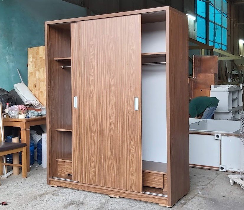 Tủ quần áo cửa lùa 1m6