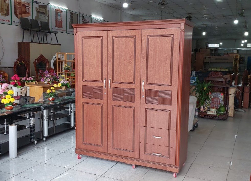 Tủ quần áo gỗ công nghiệp tại cửa hàng nội thất Thái Bình