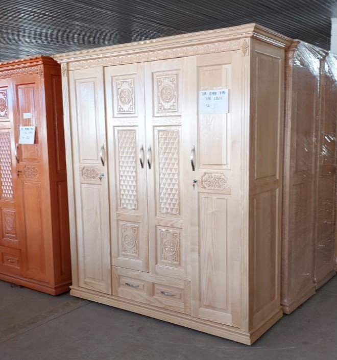 Tủ quần áo gỗ sồi