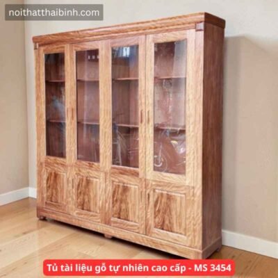 Tủ tài liệu gỗ tự nhiên cao cấp
