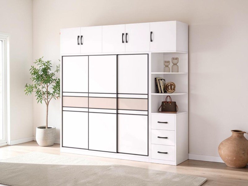 Bí kíp lựa chọn mẫu tủ quần áo gỗ ghép ưng ý mẫu tủ quần áo gỗ ghép hai cánh gọn cho phòng nhỏ giá rẻ