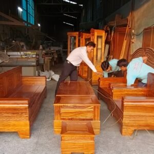 Bàn ghế salon gỗ phòng khách
