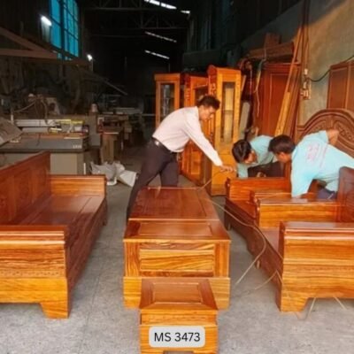 Bàn ghế salon gỗ phòng khách