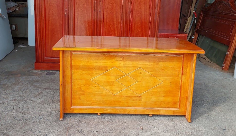 Góc nghiêng bàn làm việc gỗ tự nhiên MS 3155