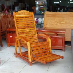 Ghế gỗ thư giãn gỗ GÕ ĐỎ MS 3484