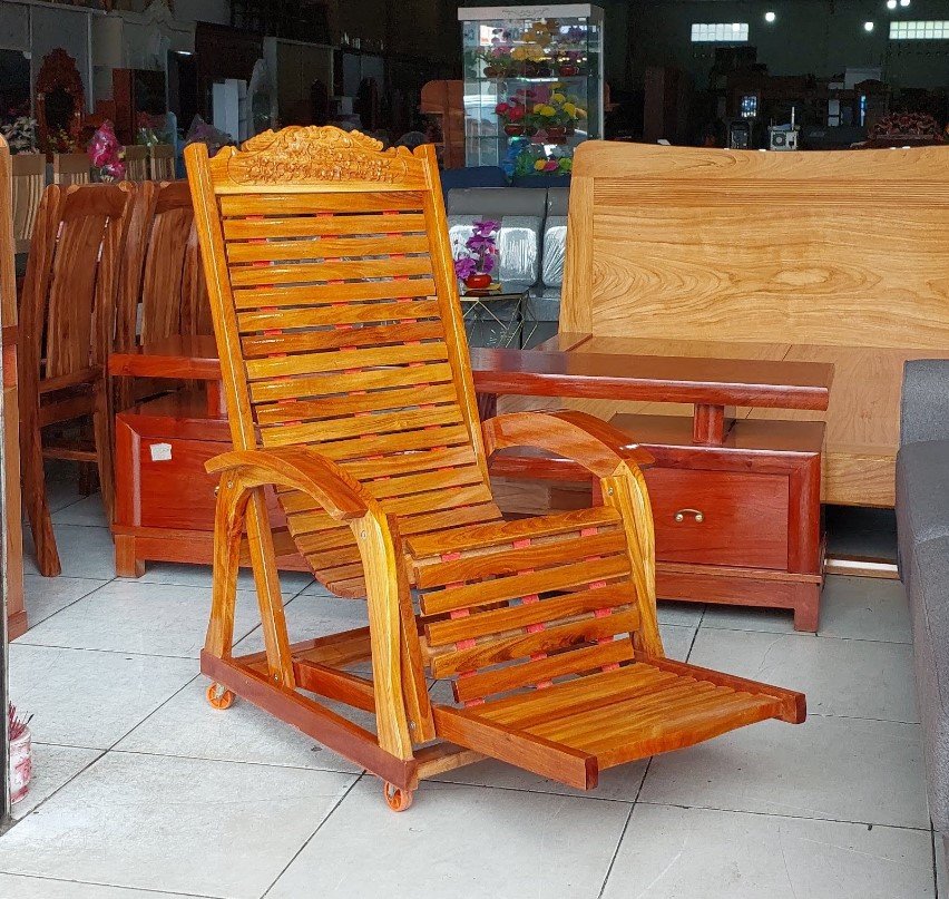 Ghế gỗ thư giãn gỗ GÕ ĐỎ | MS 3484 Ghế gỗ thư giãn gỗ GÕ ĐỎ | MS 3484