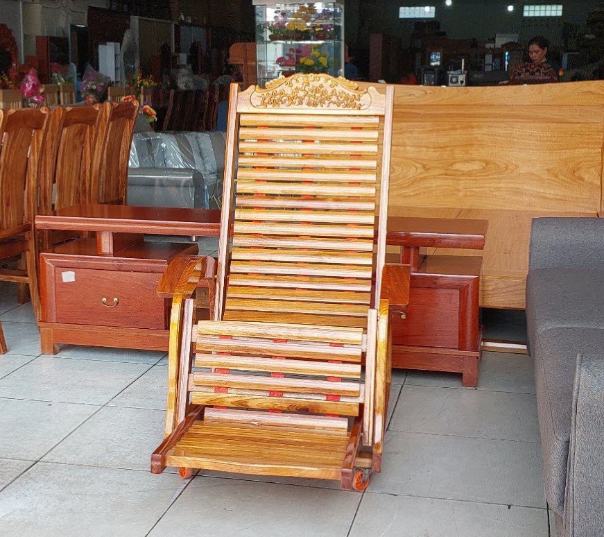 Ghế gỗ thư giãn gỗ GÕ ĐỎ | MS 3484 Ghế gỗ thư giãn gỗ GÕ ĐỎ MS 3484