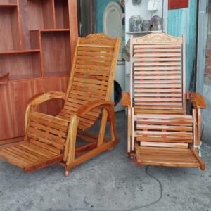 Ghế gỗ thư giãn gỗ căm xe MS 3482