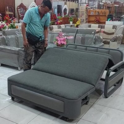 Ghế sofa kéo ra thành giường thông minh kích thước 1m4 MS 3326