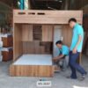Giường tầng cho bé kết hợp tủ áo MS 3087 Giường tầng cho bé kết hợp tủ áo