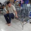 Giường xếp inox | Kích thước 1m2 MS 3479 Giường xếp inox Kích thước 1m2 MS 3479