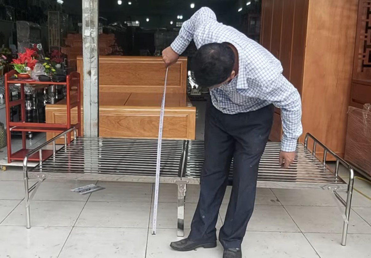 Giường xếp inox | Kích thước 1m6 MS 3481 Giường xếp inox | Kích thước 1m6 MS 3481