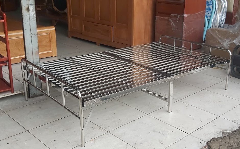 Giường xếp inox | Kích thước 1m6 MS 3481 Giường xếp inox | Kích thước 1m6 MS 3481