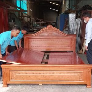 Mẫu giường ngủ gỗ đẹp sang trọng