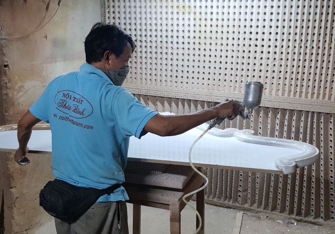 Vách ngăn phòng khách kết hợp kệ tivi MS 3019