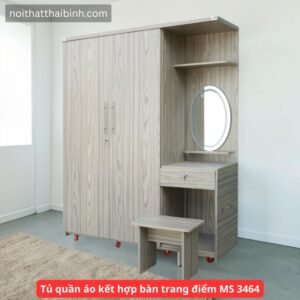 Tủ quần áo kết hợp bàn trang điểm
