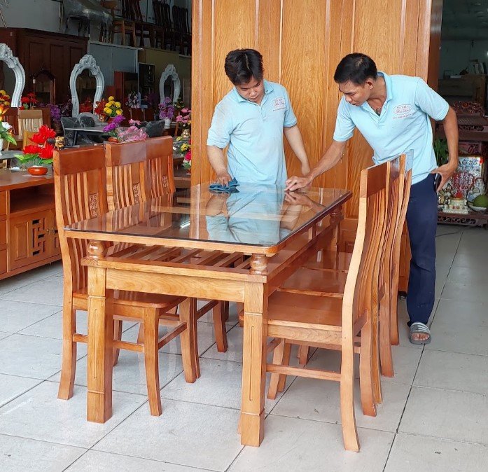 Bộ bàn ăn 8 ghế gỗ căm xe gõ đỏ MS 3469
