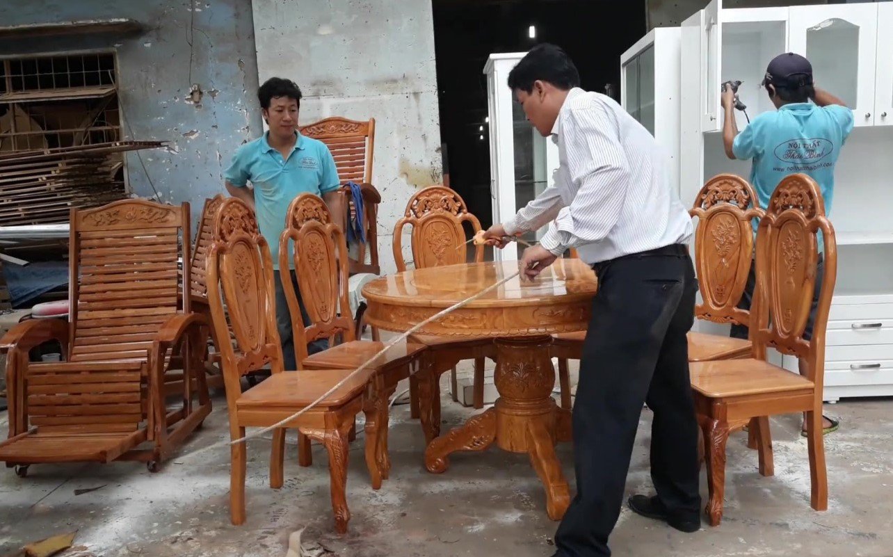 Bộ bàn ăn 8 ghế gỗ căm xe gõ đỏ MS 3469 Bộ bàn ăn 8 ghế gỗ căm xe gõ đỏ MS 3469