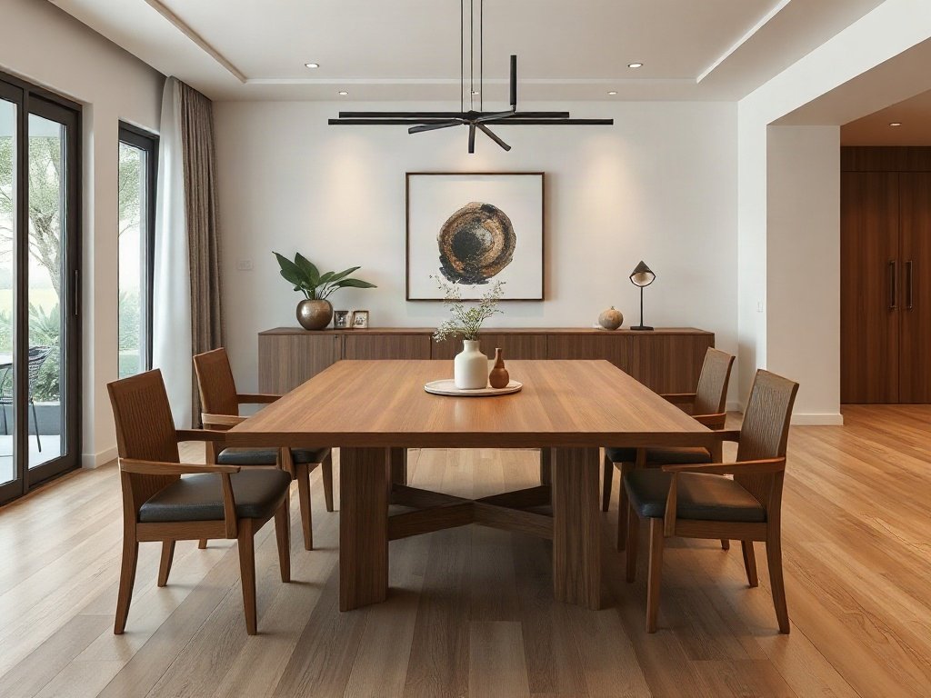 4 sai lầm phổ biến khi chọn bàn ăn gỗ bạn nên tránh Bàn ăn gỗ tự nhiên có thể mở rộng phù hợp gia đình đông người
