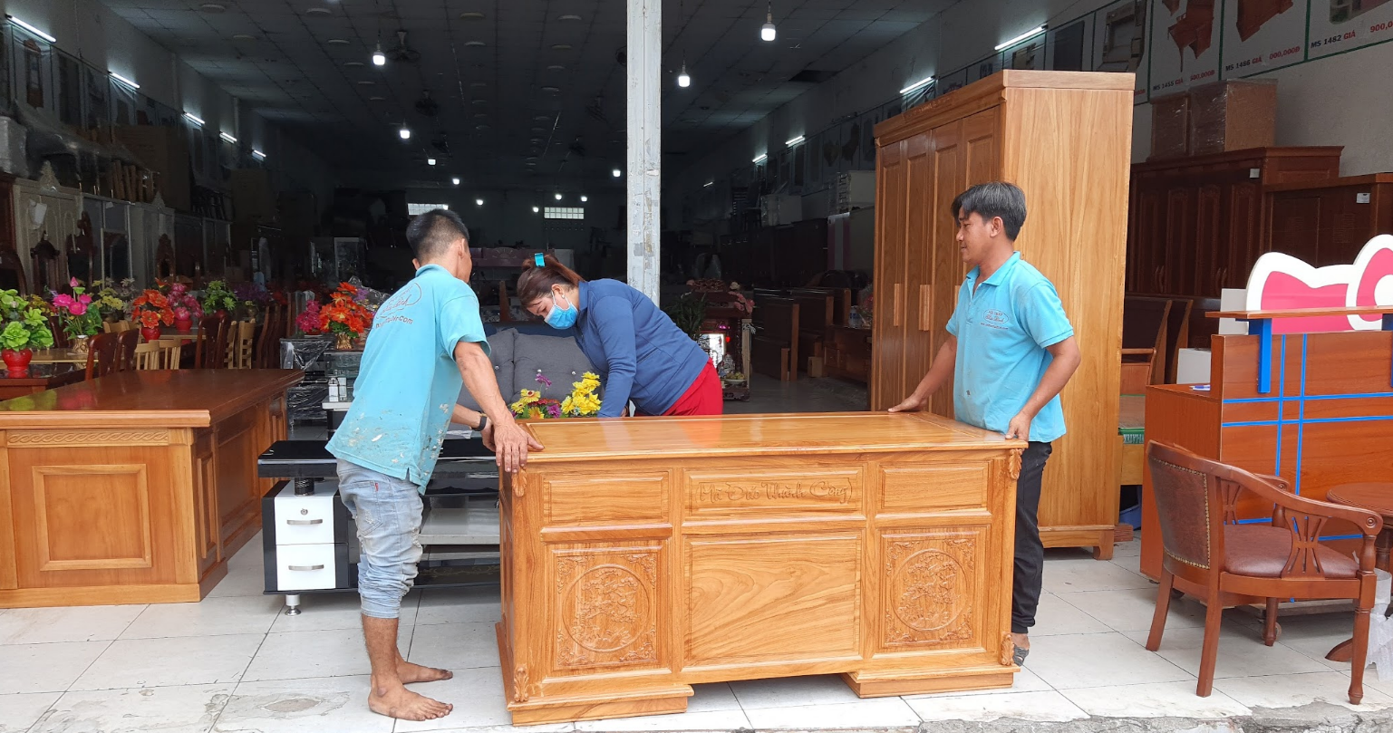 Bàn làm việc gỗ tự nhiên bền bỉ MS 3255