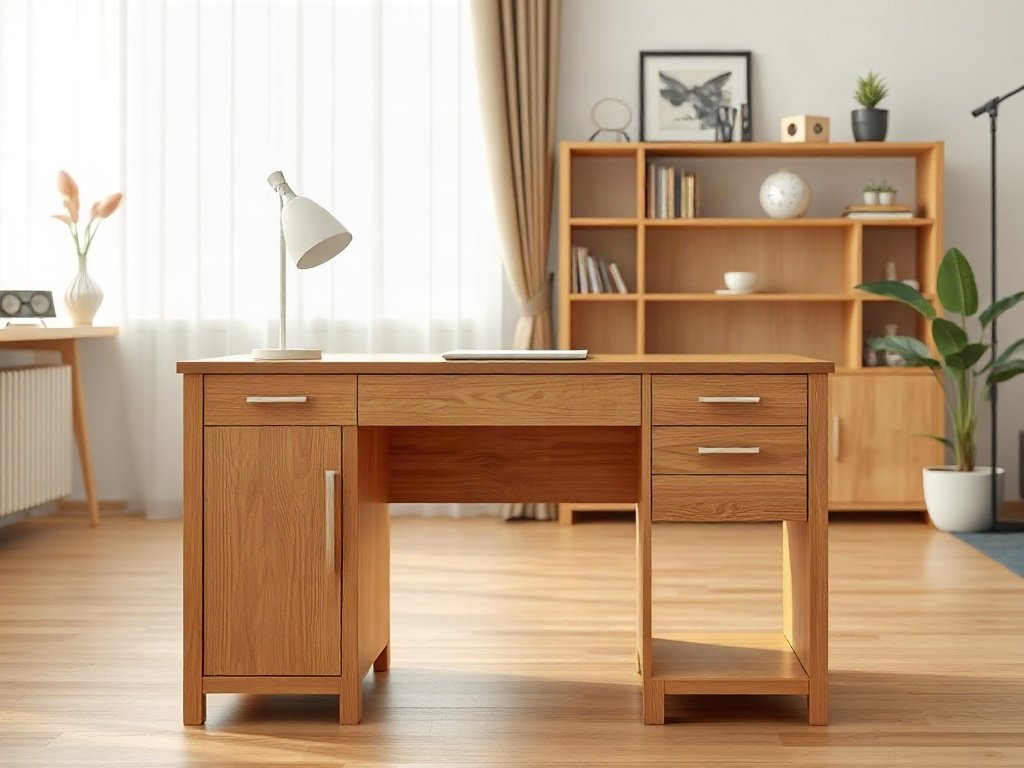 5 cách chọn bàn làm việc hợp phong thủy và công năng Bàn làm việc phù hợp có ngăn kéo tiện lợi cho công năng sử dụng
