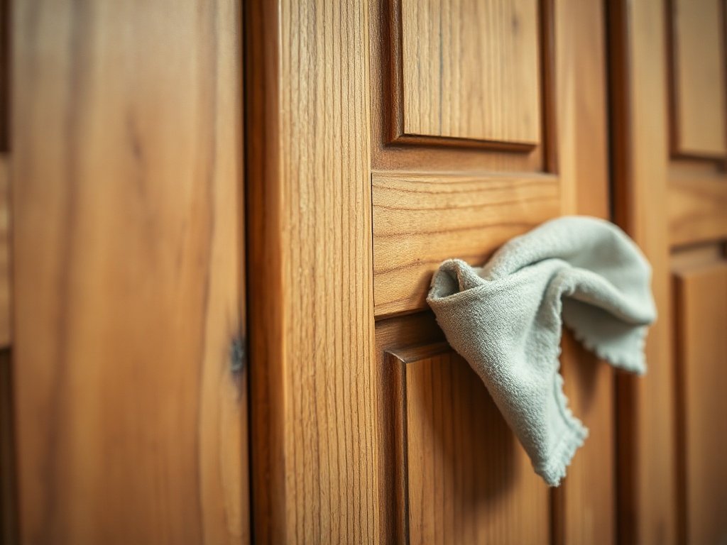 5 Lý Do Nên Mua Tủ Quần Áo Gỗ Tự Nhiên Đáng Tiền bảo quản bề mặt tủ gỗ tự nhiên bằng sáp dưỡng