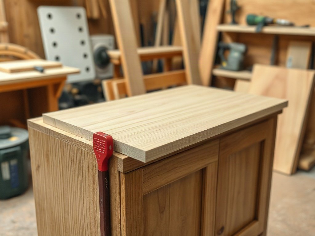 Bọc veneer gỗ tự nhiên làm mới tủ rượu cũ