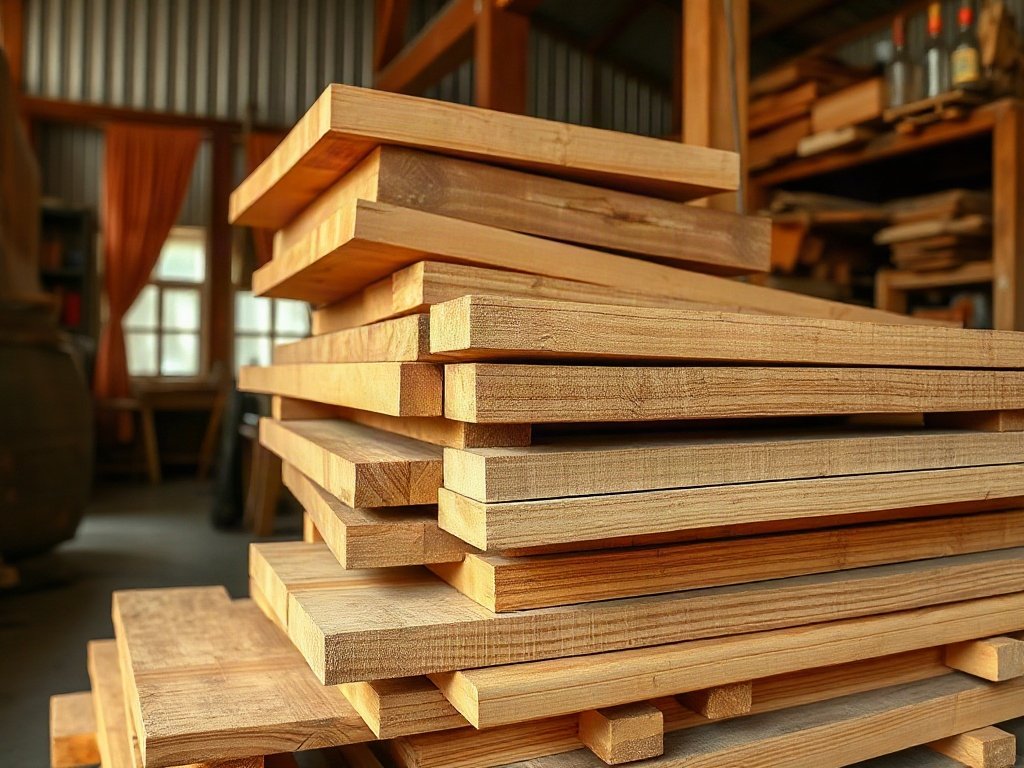 Các loại gỗ tự nhiên dùng đóng bàn thờ ông địa tại xưởng mộc