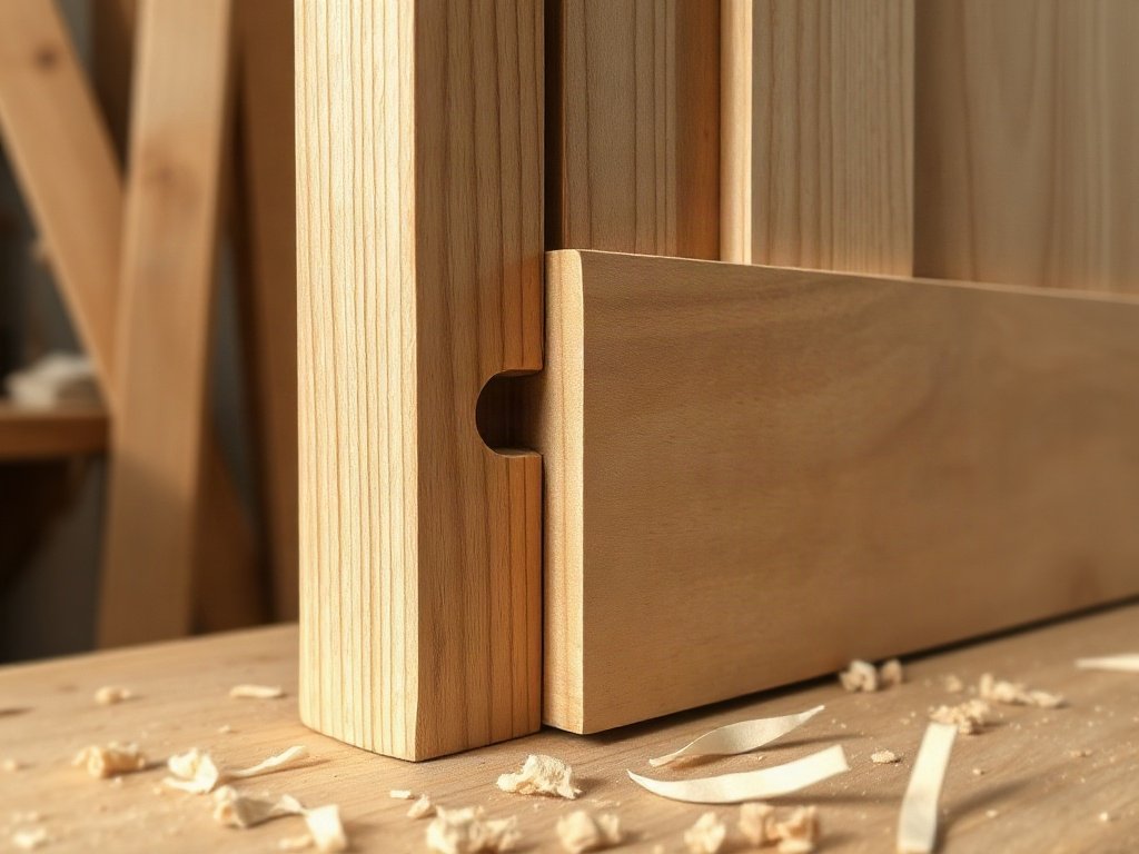10 mẫu tủ quần áo tại TPHCM đẹp chất lượng Chi tiết mộng âm dương chắc chắn tại góc khung tủ quần áo gỗ
