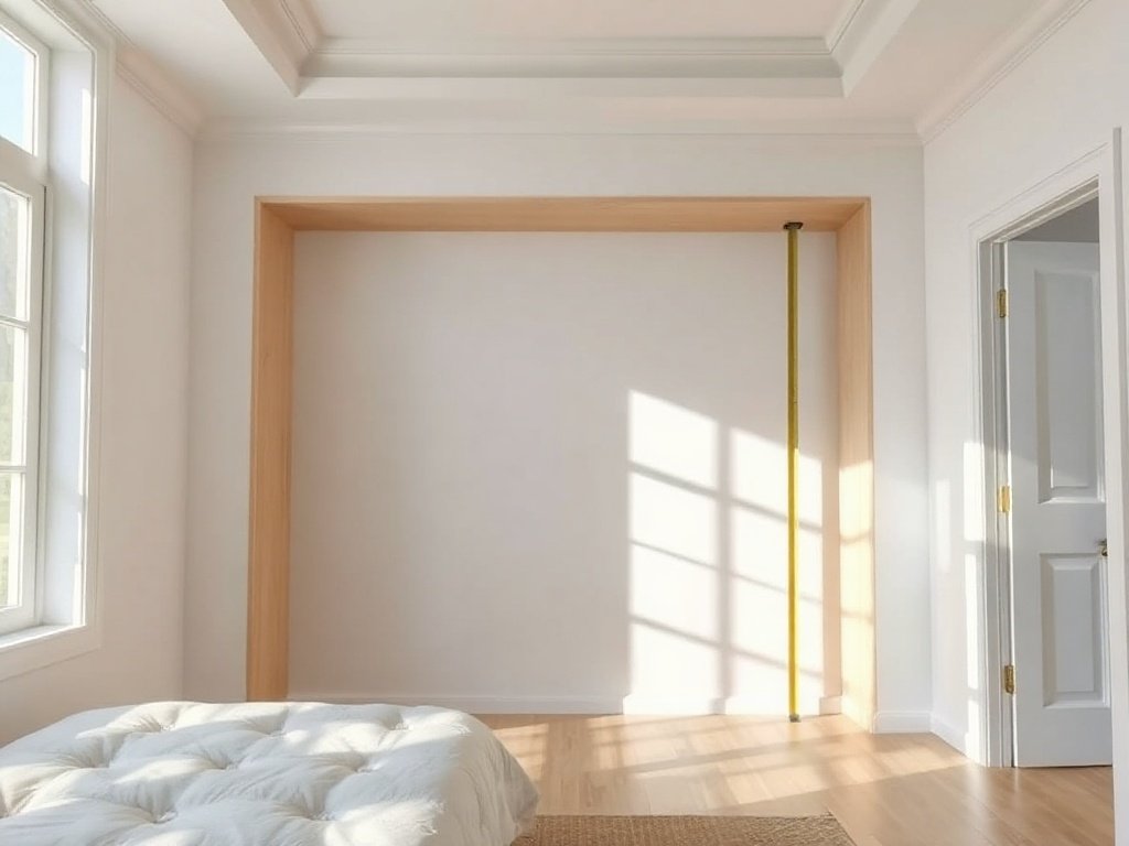 5 Lý Do Nên Mua Tủ Quần Áo Gỗ Tự Nhiên Đáng Tiền đo đạc không gian phòng ngủ trước khi đóng tủ gỗ