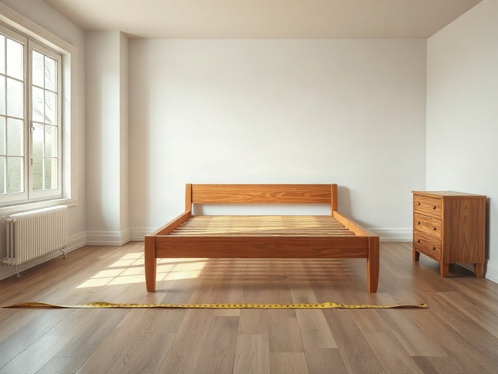 Đo kích thước phòng ngủ trước khi chọn giường gỗ