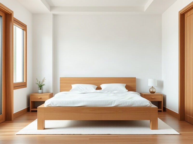 Giường Ngủ Mới Tại Quận 2 Cho Không Gian Hiện Đại Giường ngủ mới tại quận 2 bằng gỗ tự nhiên trong phòng ngủ hiện đại