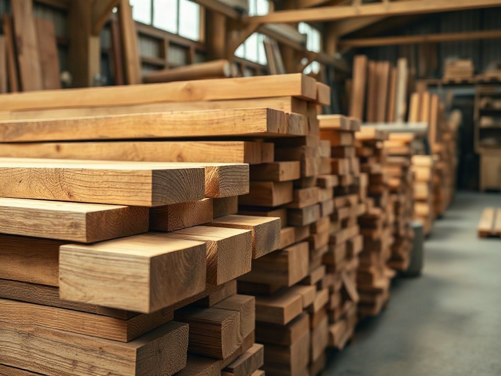 Giường ngủ đẹp giá rẻ tphcm Gỗ xoan đào và gỗ sồi xếp trong xưởng làm giường ngủ giá rẻ