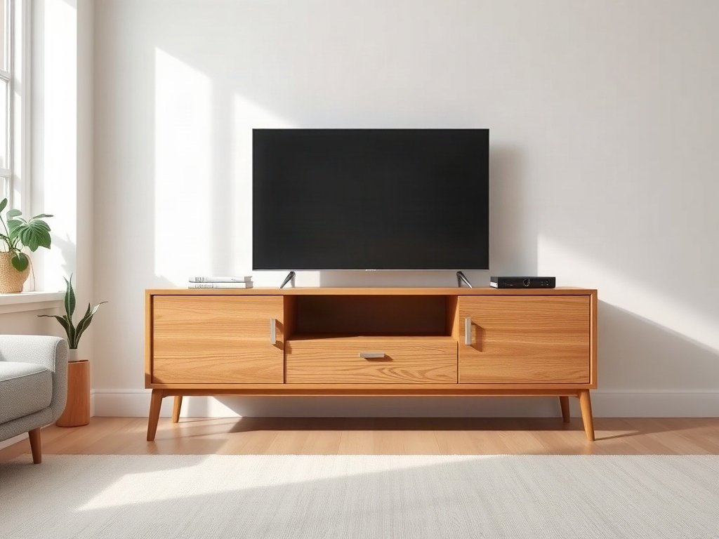 Kệ tivi phong cách hiện đại tối giản chân cao thoáng sàn